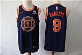 Knicks 9 R.J. Barrett Navy City Edition Nike Swingman Jersey,baseball caps,new era cap wholesale,wholesale hats